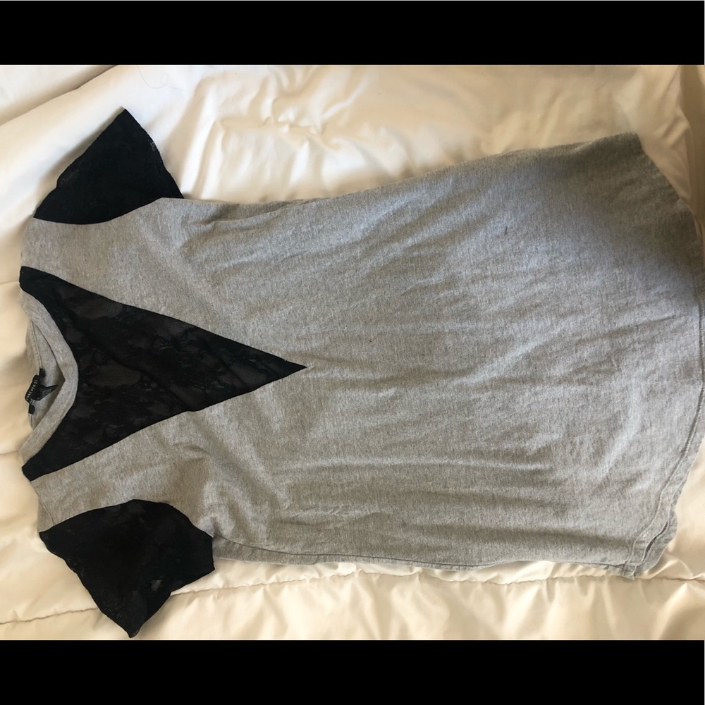 Lace T-shirt dress